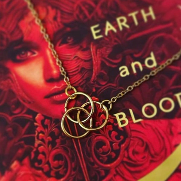 Amuleto archesiano CON LICENCIA OFICIAL Collar resistente al deslustre / Crescent City / Bryce Bookish Colgante Joyería