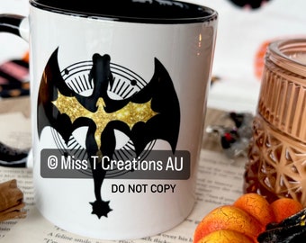 Fourth Wing Dragon Relic Mug | Officially Licensed Bookish Merch
