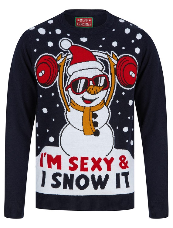 Mens novelty shop xmas jumpers
