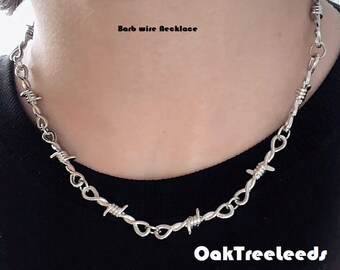 Barb Wire Choker Barb Wire Necklace 