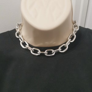 YERTTER Men's Punk Chunky Chain Choker Necklace