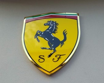 Cool Ferrari Inspired Shield Badge 