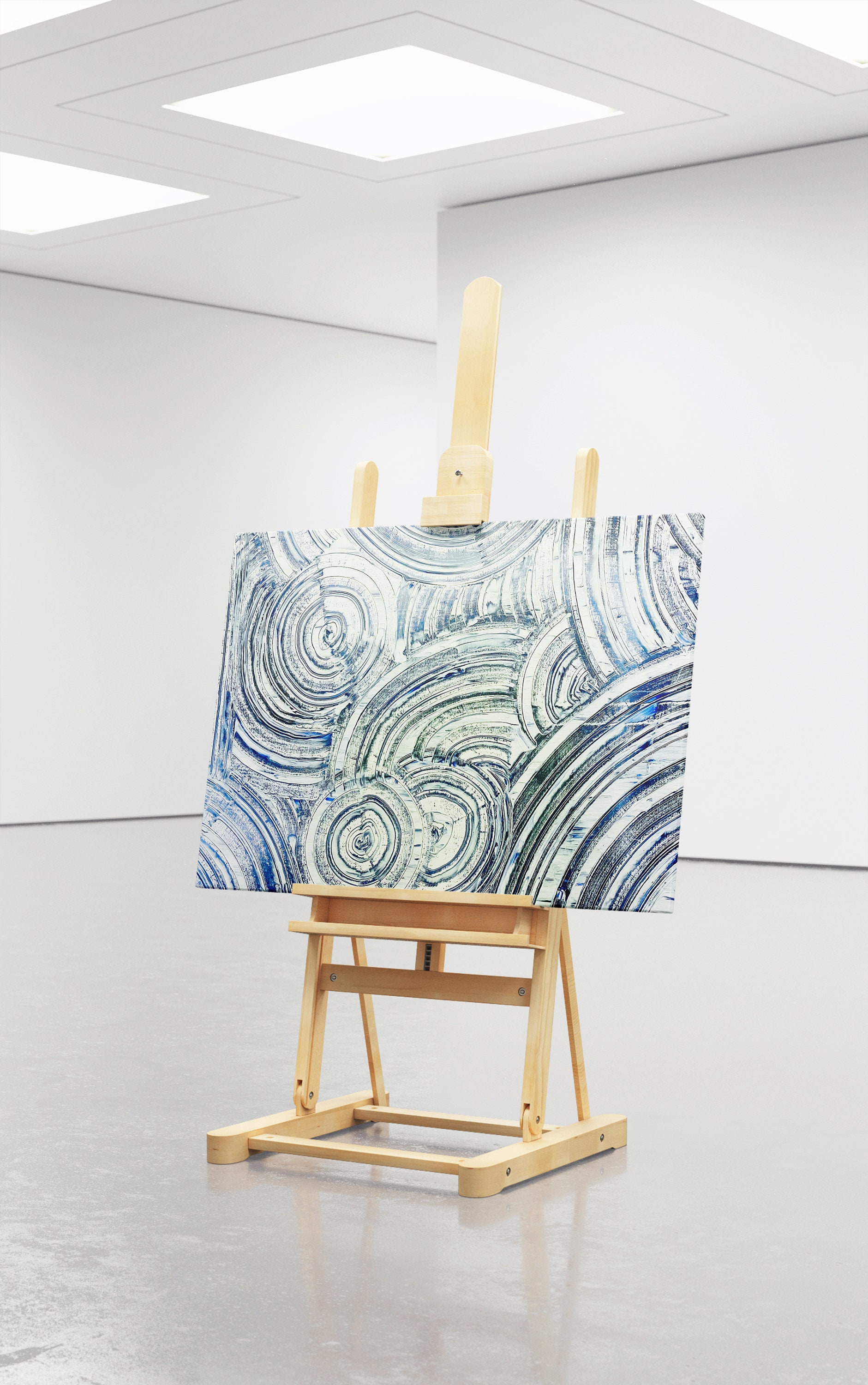 Original Abstract Painting on Canvas / Hand Painted Textured Art ...