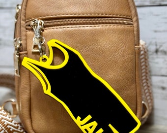 Wrestling Bag tag, Tournament season, Custom and personalized team colors, Gift for Coach, Mom and Dad, Singlet gear wear