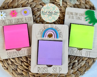 Speech Pathologist Gift, SPL notepad, Therapy Teacher, Special Education, Occupational therapist, gift from student, Teacher gift