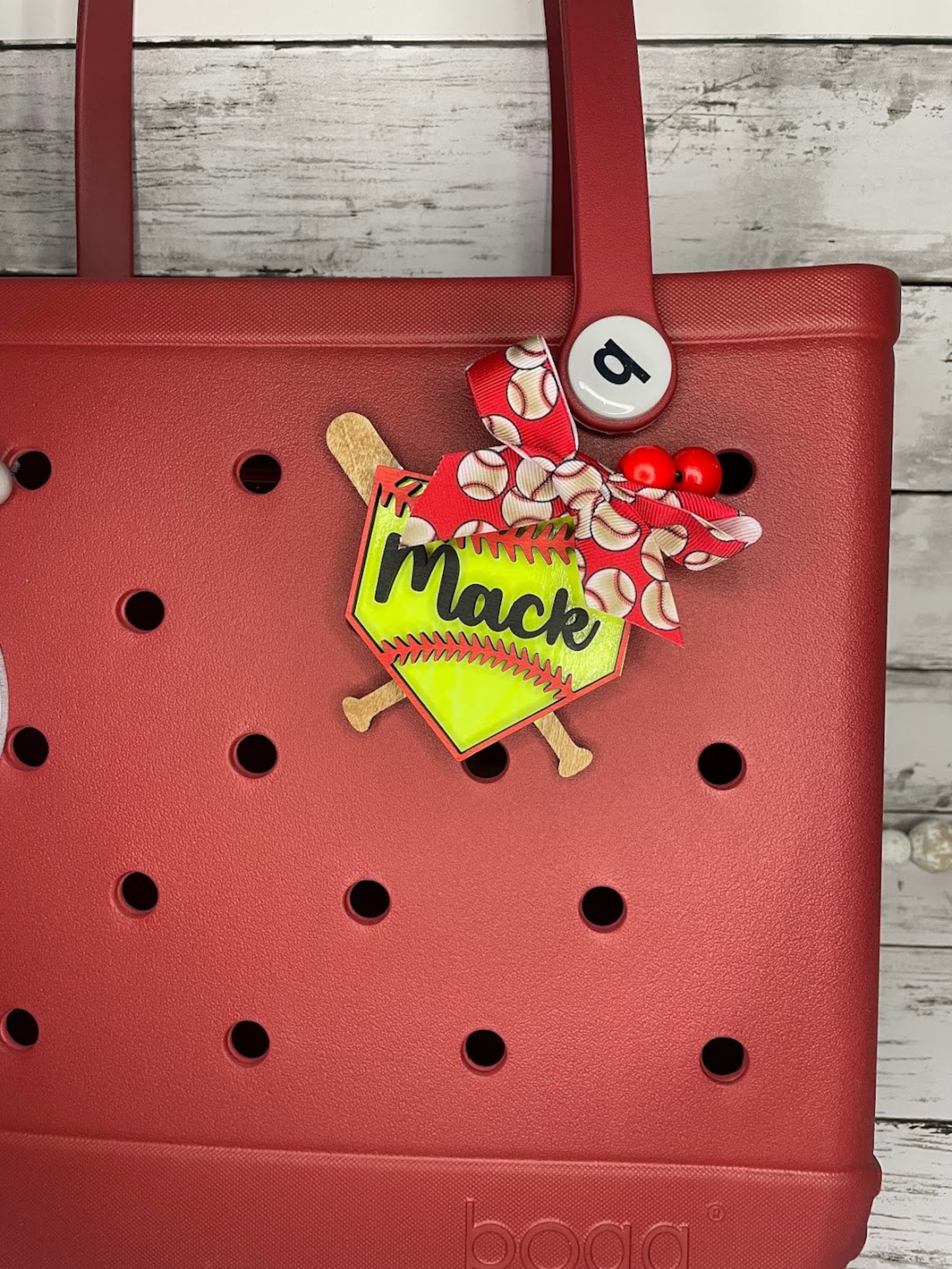 Baseball Bag Tag and Softball Bogg Bag Tag Etsy