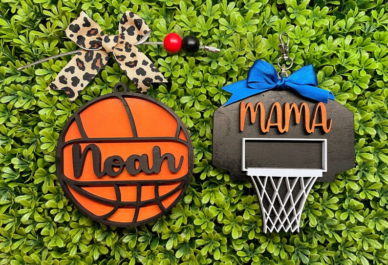 Basketball Bag Tags Bogg Bag Charm Car Charm Raising Etsy