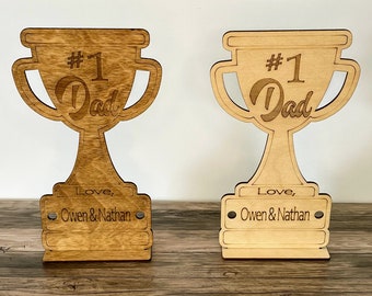 Father's Day gift, Trophy Dad, Grand DAD, Homemade