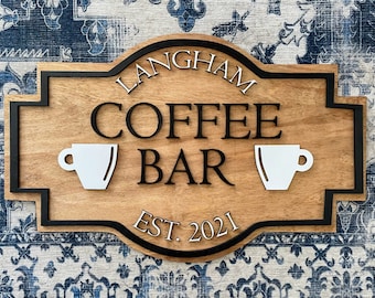 Coffee Bar Custom Sign