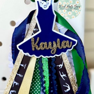 Dije de borla para bolso Dance Bogg, etiqueta para mochila, etiqueta deportiva de lona, colores personalizados, regalo para mamá, entrenador