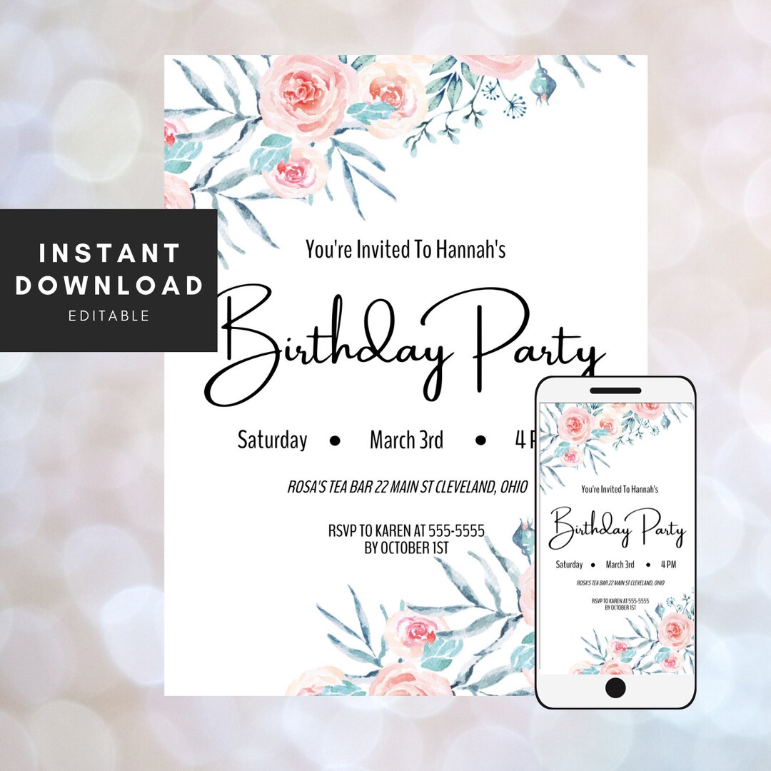 How To Make A Digital Party Invitation Easy DIY Invitation For All Occasions Part atelieryuwa