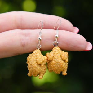 chicken earrings