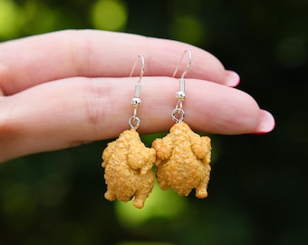 chicken earrings