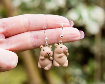 Pendientes de capibara