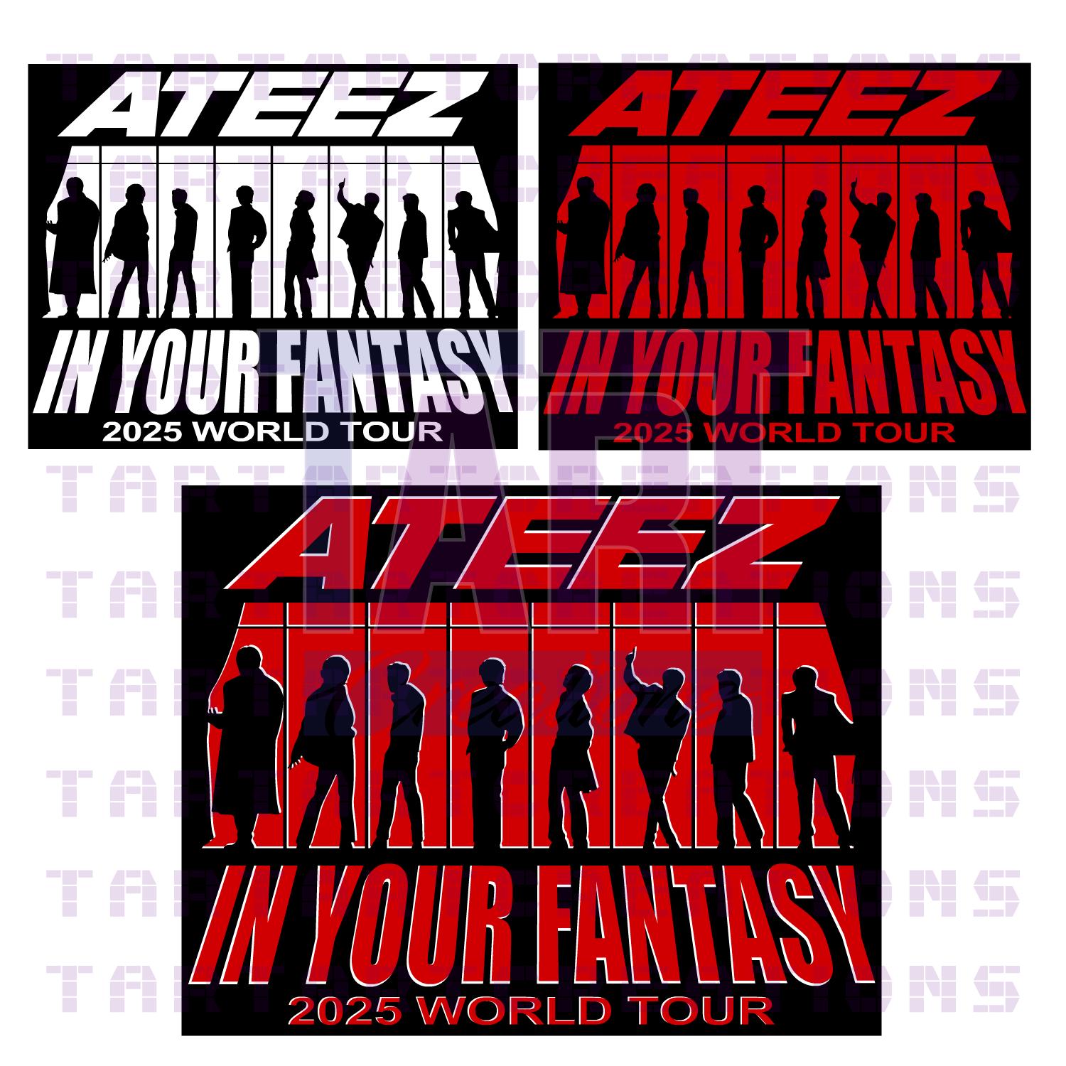 ATEEZ ソンファ IN YOUR FANTASY ポラロイド ステッカー Ateez “into Your Fantasy” World Tour Stickers - Fantasy