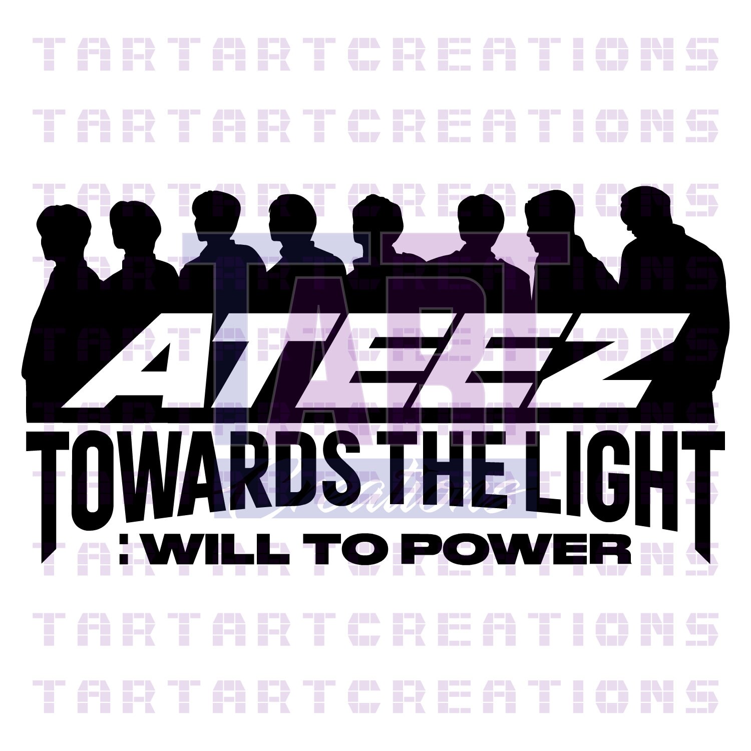 ATEEZ Towards the Light SVG PNG Cut File: Kpop Vector Graphics - Etsy