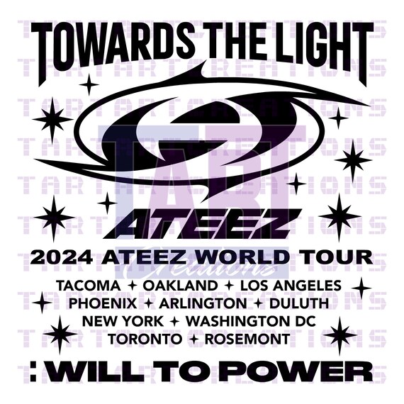ATEEZ Towards the Light SVG PNG Cut File: Kpop Vector Graphics - Etsy
