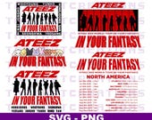 ATEEZ ソンファ IN YOUR FANTASY ポラロイド ステッカー ATEEZ - ATEEZ ソンファ トレカ ステッカー パートナーカード