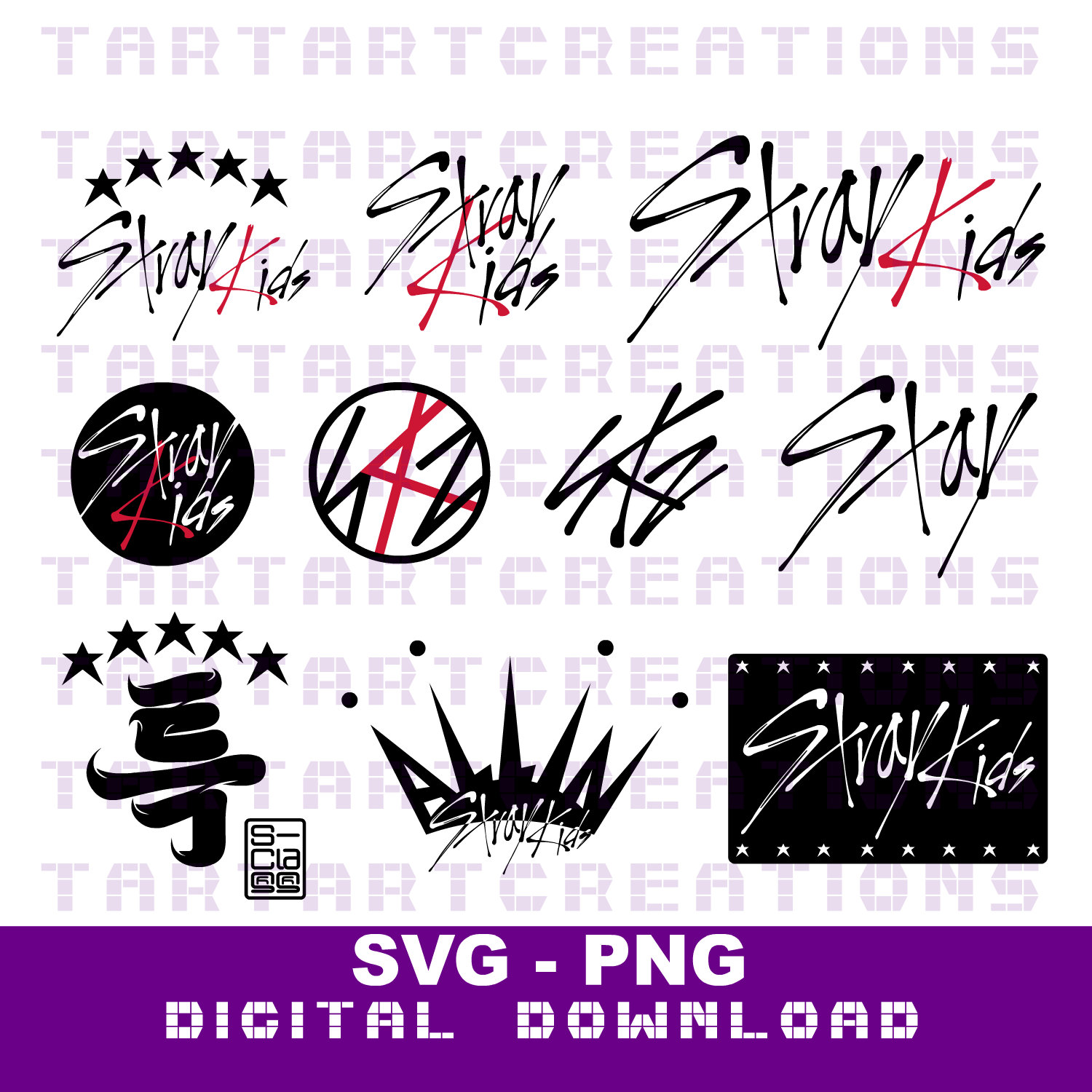 Stray Kids Candy Heart Sticker SKZ Valentine Clip Art Kpop Digital Download  Instant Download Cricut Silhouette DXF Eps Svg Png Shirt 