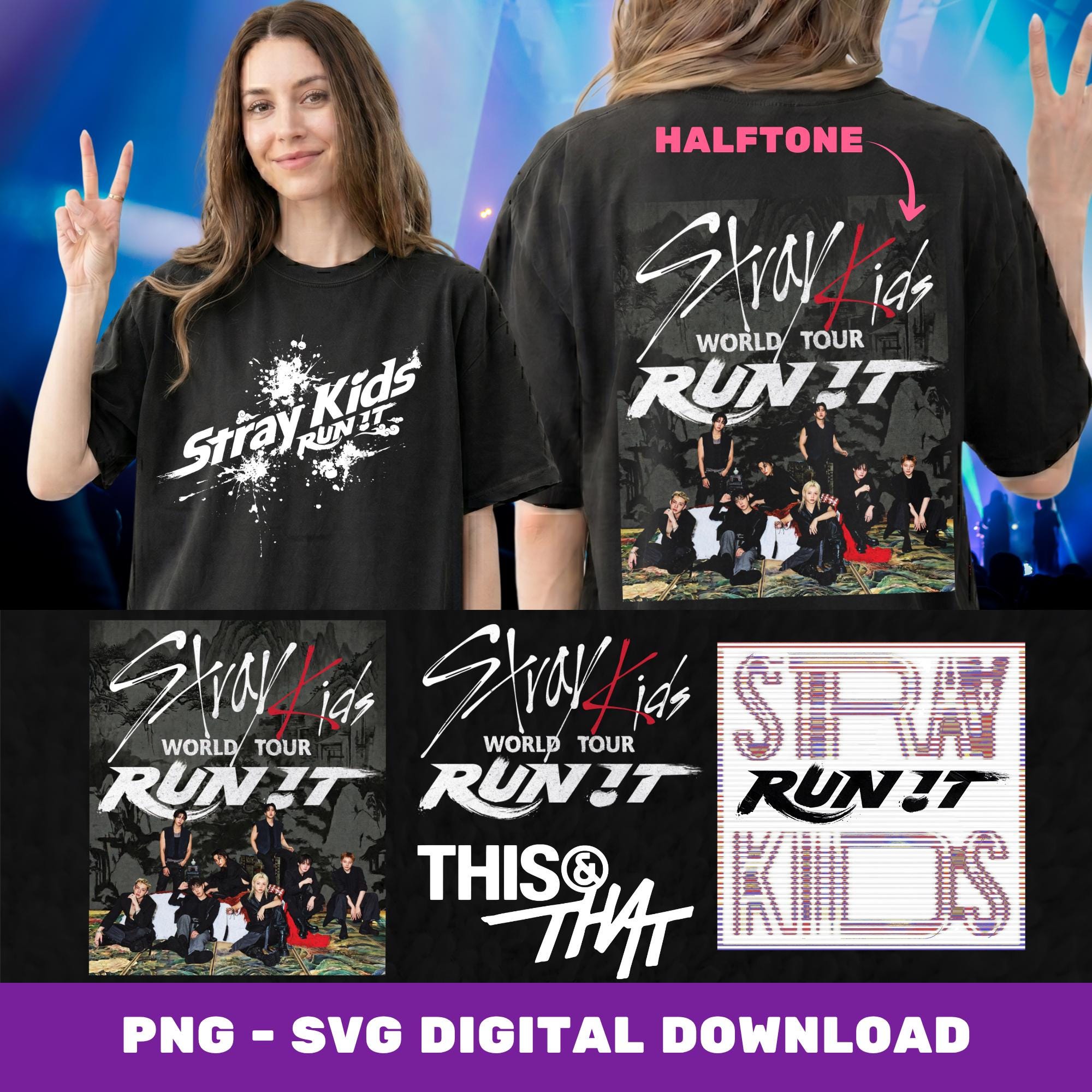 Stray Kids SKZOO SVG PNG Bundle: Cricut Cut Files (digital