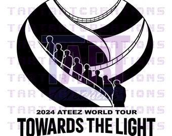 ATEEZ Towards the Light SVG PNG Cut File: Kpop Vector Graphics - Etsy