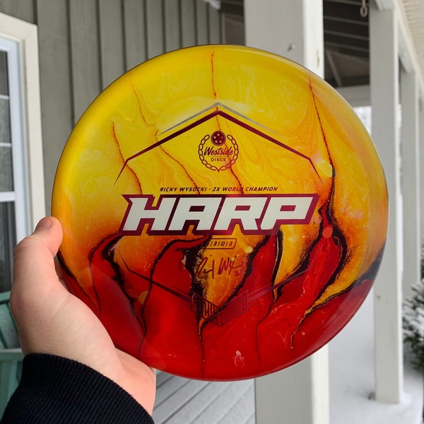 Dyed Disc Westside Harp Ricky Wysocki Tour Series Custom Disc Golf Disc