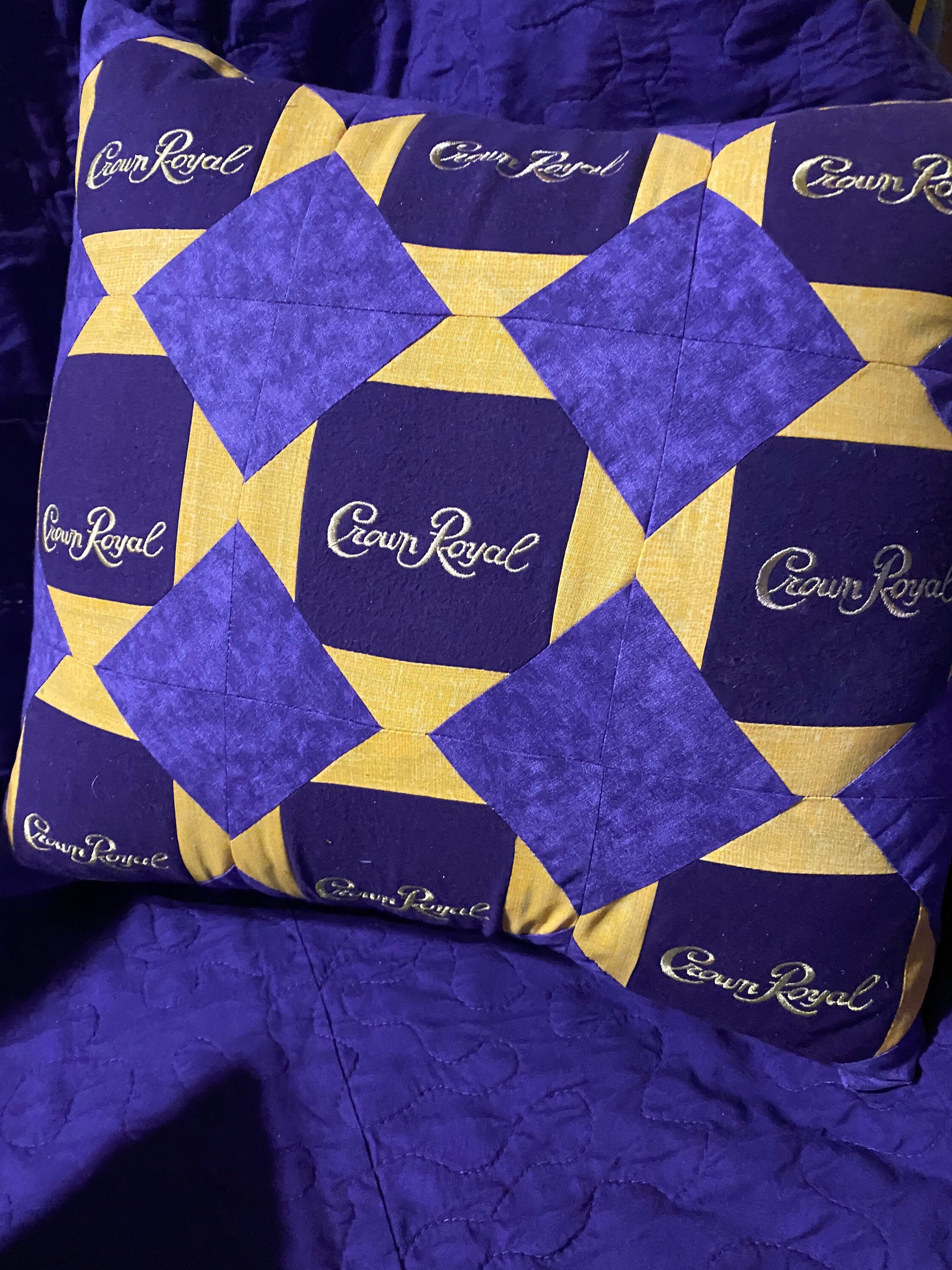 Crown Royal Pillow Etsy