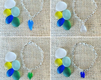 Sea Glass Bracelet - Isle of Man