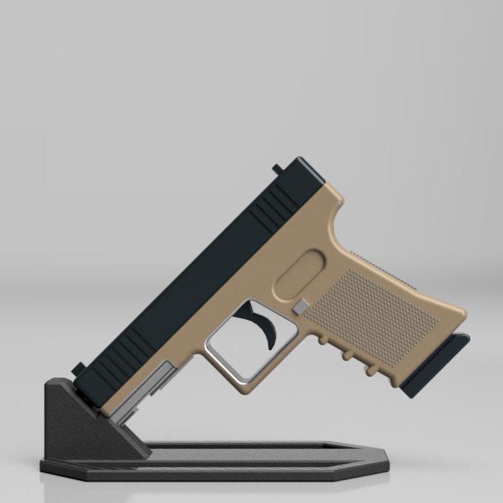 3Dプリント可能な.22口径ハンドガンスタンド | 3Dプリンター用3D
