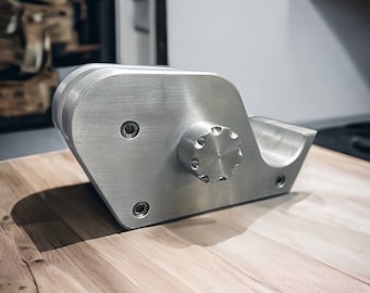 Swiss-Made Aluminum Tape Dispenser - Personalized Engraving Available, Perfect Gift, Fits 0.75 in Scotch Magic Tape