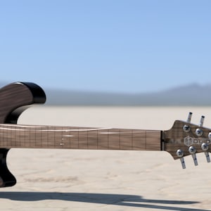 EVH Wolfgang Inspired Comprehensive Guitar Design CAD Model for CNC, Makers and 3D Artists