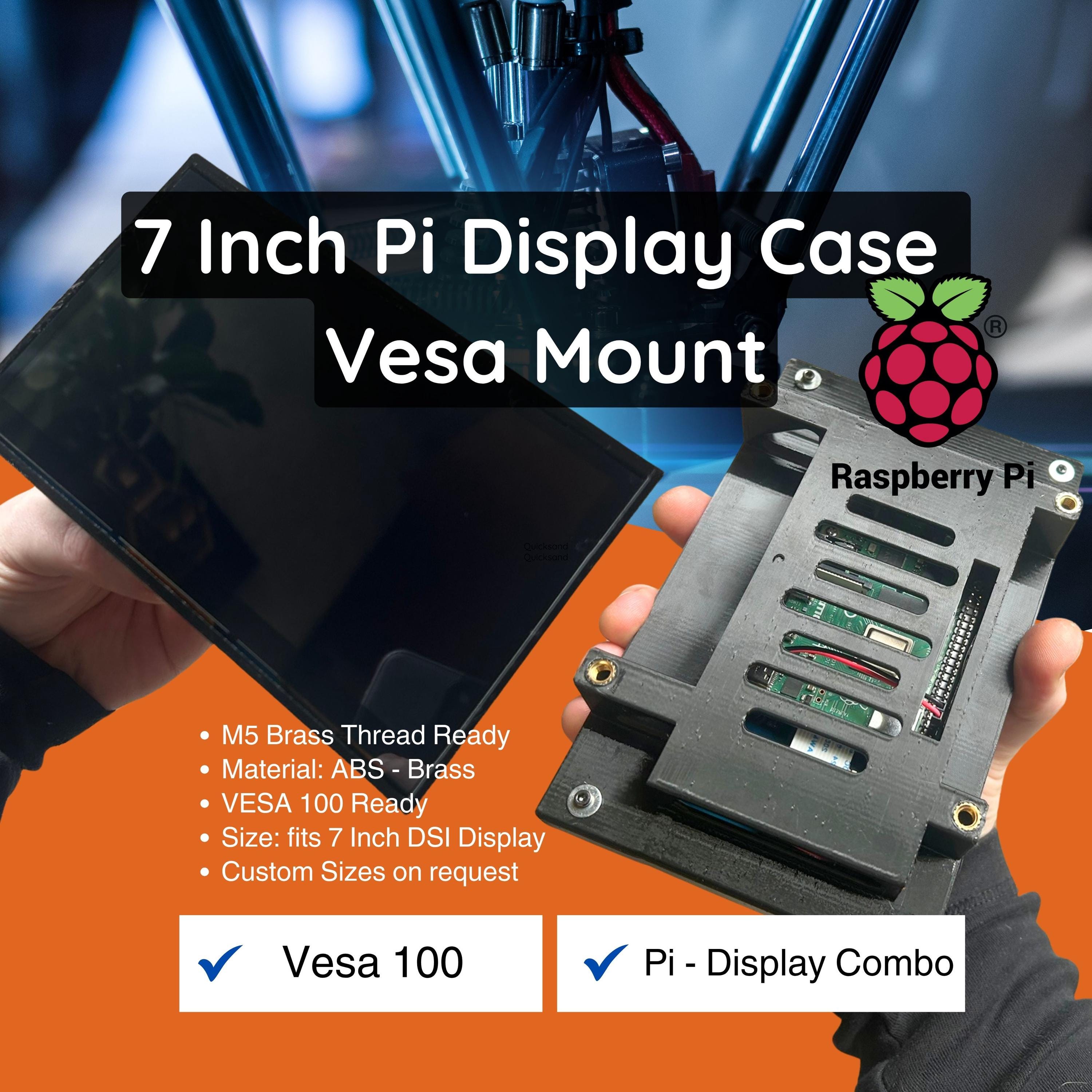 Raspberry Pi 7インチ タッチスクリーン VESAマウント – Piポケット 
