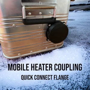 Universal High-Temperature Quick Connect Coupling Set for DIY Projects – 3D Printable STL Files for Ducting, Cables & More