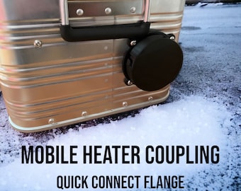 Universal High-Temperature Quick Connect Coupling Set for DIY Projects – 3D Printable STL Files for Ducting, Cables & More