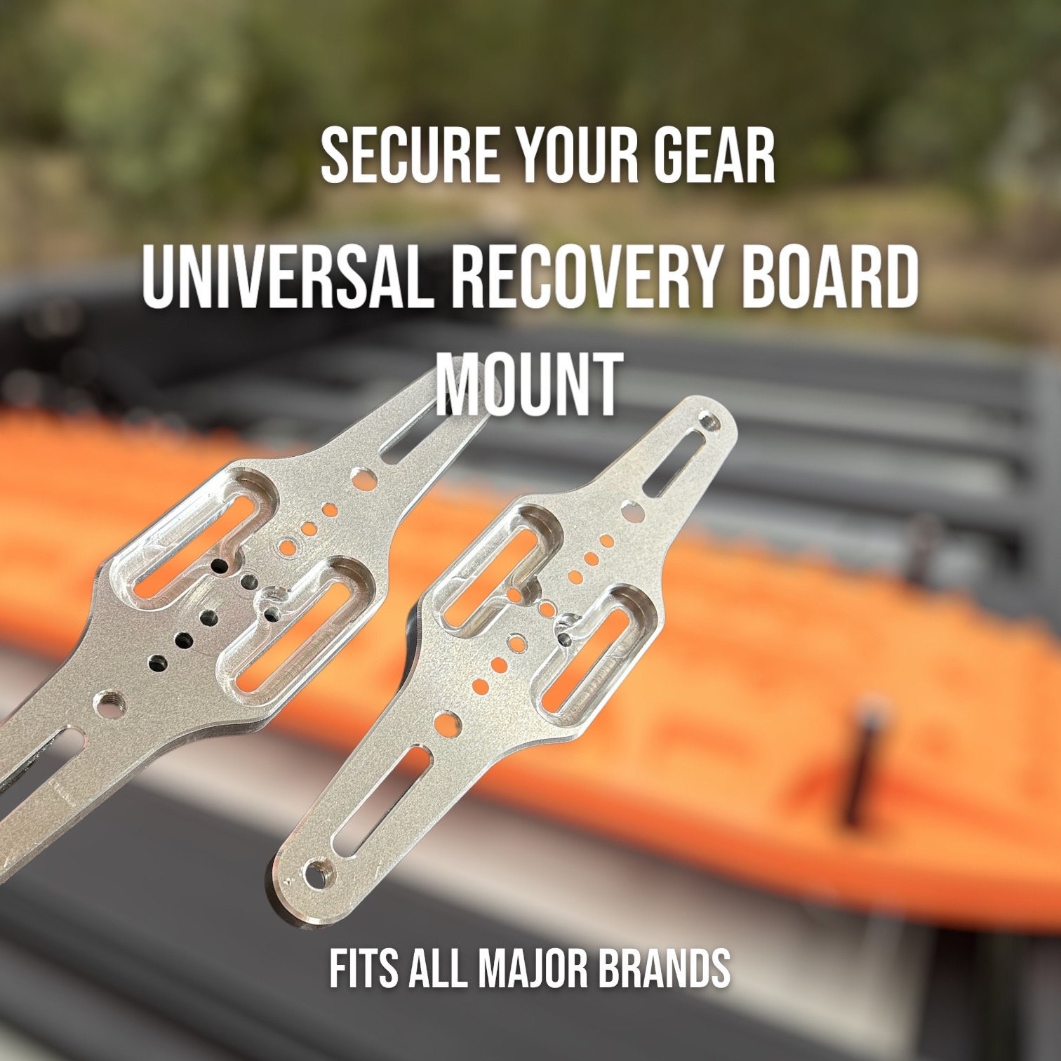 Universal Recovery Traction Board Mount Set for Off-road, Overland