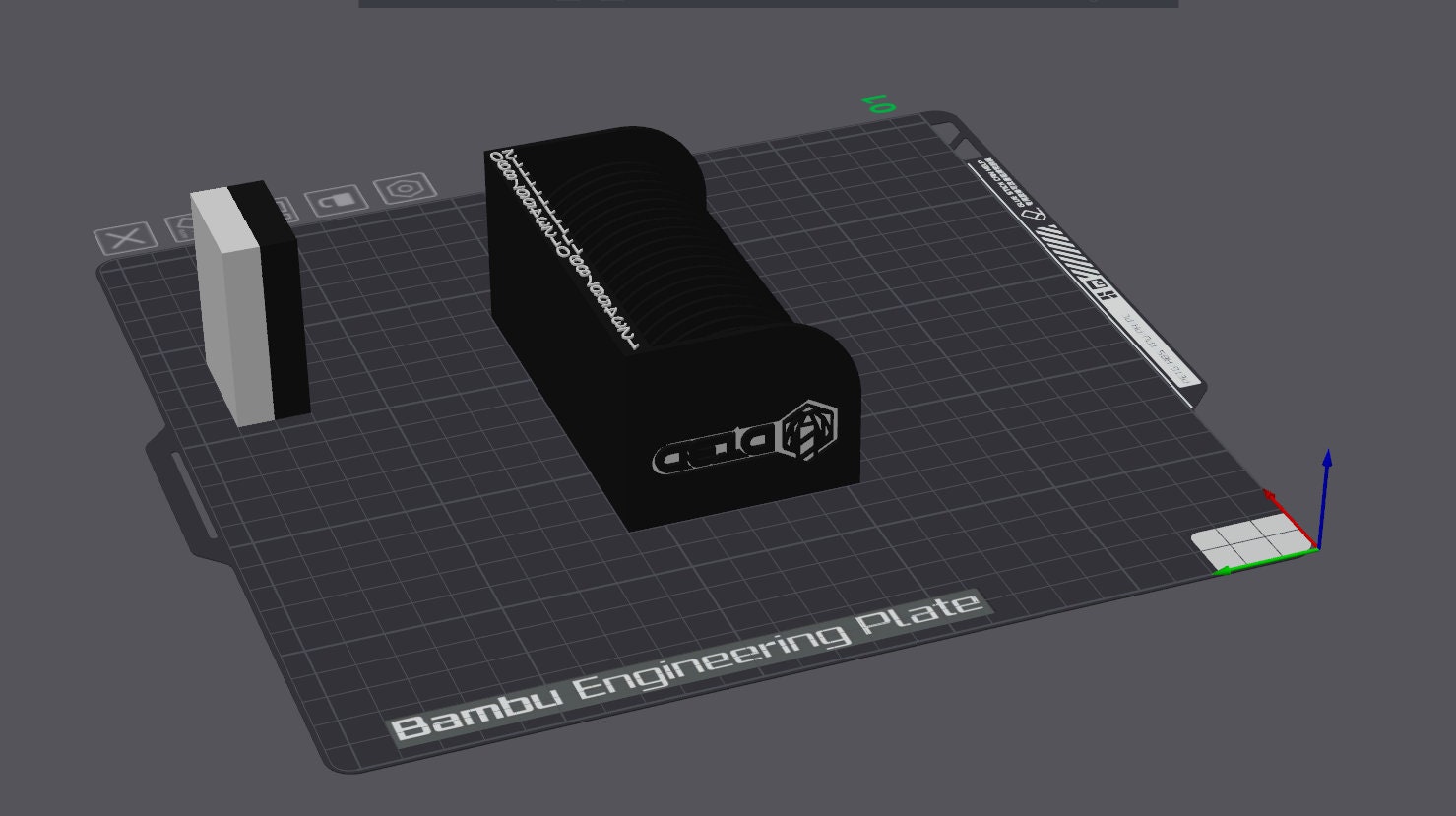 CNC Tool Tag Tower - Keep your BT30 Tool Tags organized like a Pro. Magnetic Base and Multi Color Print friendly No. 1-20