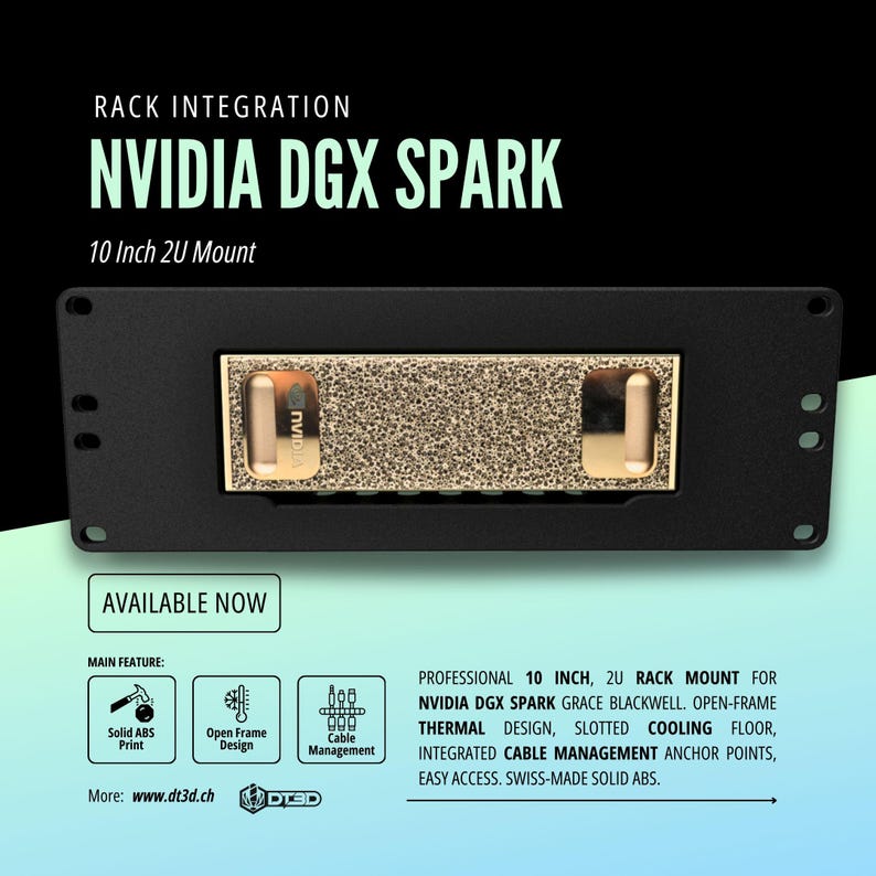 Mini Rack Jeff Geerling NVIDIA DGX Spark 10
