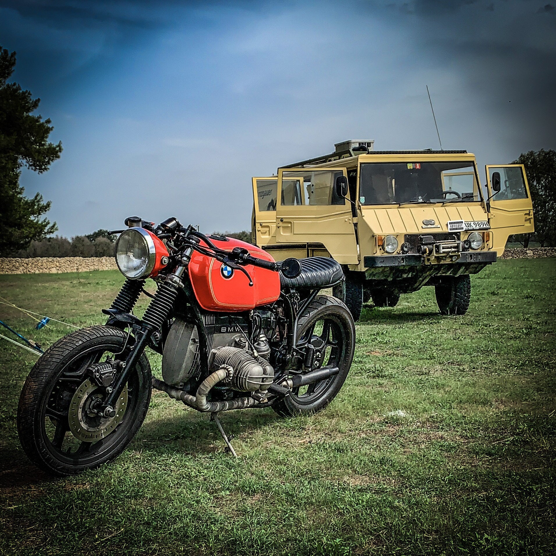 BMW R80 R100 Instrument Mount - Transform Your Vintage Cafe
