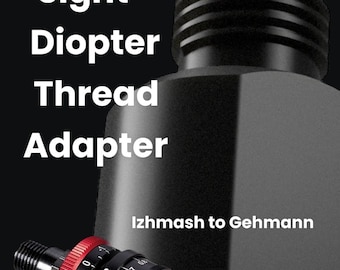 Custom Biathlon Rifle Sight Adapter for Izhmash to Gehmann Compatibility