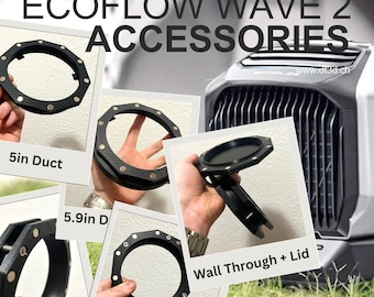 Ecoflow Wave 2 Portable AC Exhaust Accessories: Magnetic Coupling