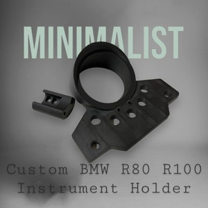 Custom Motorcycle Cockpit Instrument Mount - BMW R80 R100 Cafe Racer Project