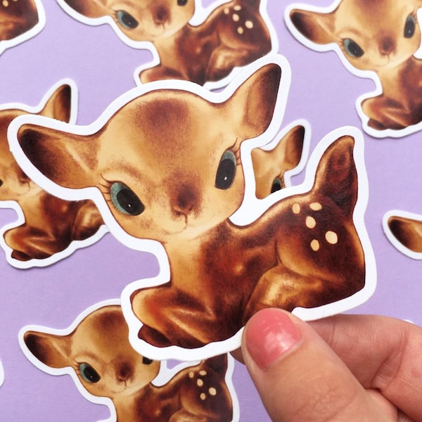 Kitsch Deer Sticker - Fawn Vinyl Sticker