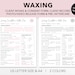 Waxing Intake Form, Consultation Form, Consent Form, Client Record Form ...