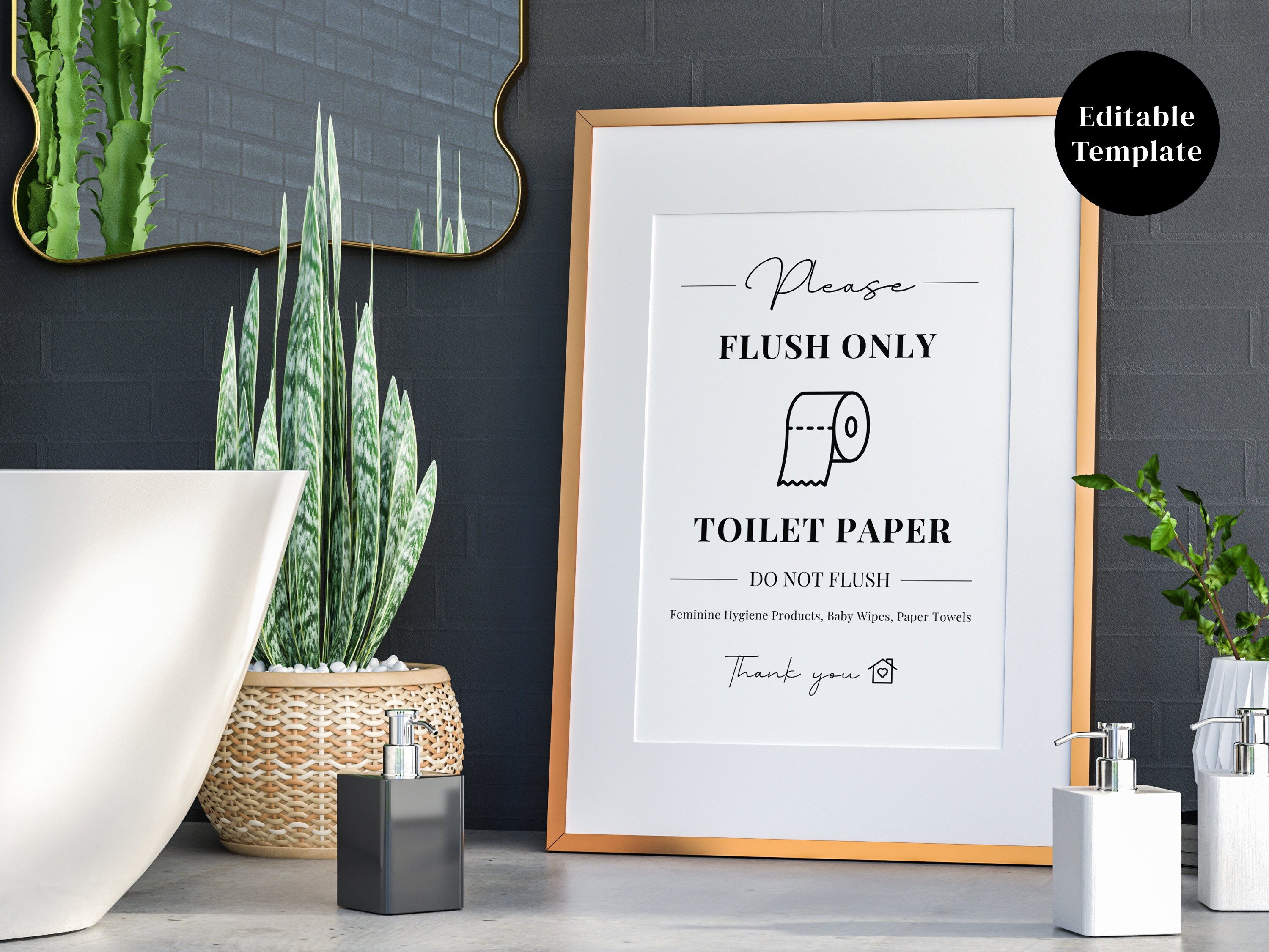 Airbnb Printable Modern Template Bundle, Short Term Rental Host ...