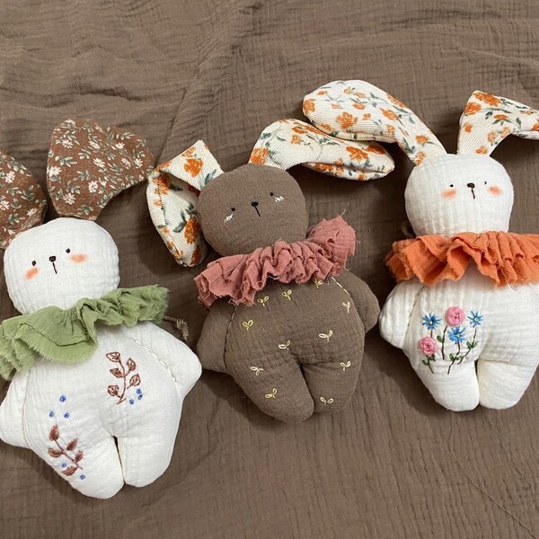 Rabbit Doll Handmade - Etsy