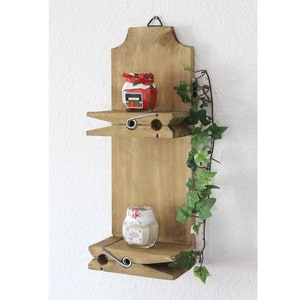 Wall shelf 14B460 type case clothespin 39 cm wall console kitchen shelf console