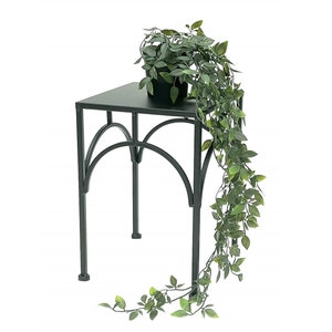 DanDiBo Bloemenkruk Metaal Zwart Vierkant 33 cm Bloemenstandaard Bloemenkolom 96449 M Plantenkruk Modern
