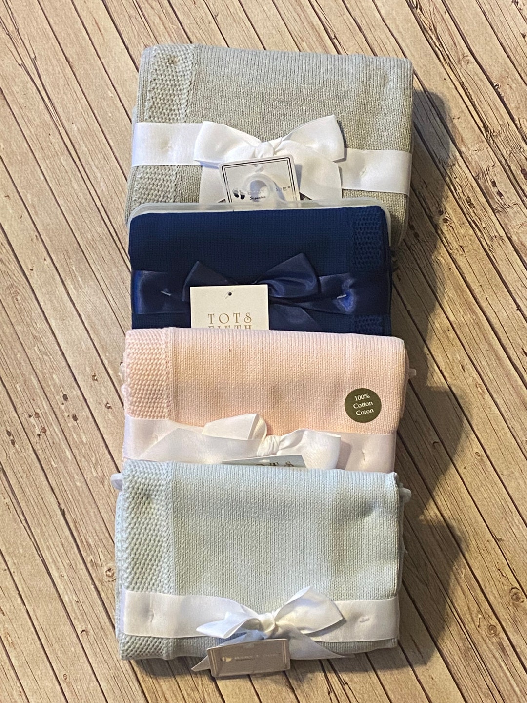 Personalized Embroidered Knit Baby Blanket Hospital Newborn Etsy