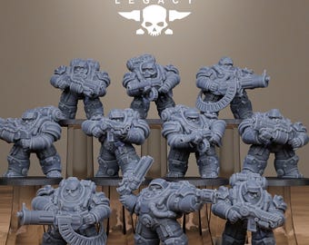 Station Forge Legacy  Ironvale Heavies 3d printed proxie Wargames big boys Gift for Him/Her Tabletop 25mm/28mm/32mm