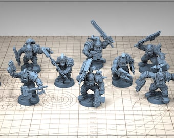 Ork Biga Tooth Boyz - SQ2  Unit by GGW (2 figures supplied)